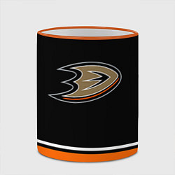 Кружка 3D Anaheim Ducks Selanne, цвет: 3D-оранжевый кант — фото 2