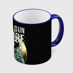 Кружка 3D Black Sun Empire, цвет: 3D-синий кант
