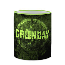 Кружка 3D Green Day: Acid Voltage, цвет: 3D-светло-зеленый кант — фото 2