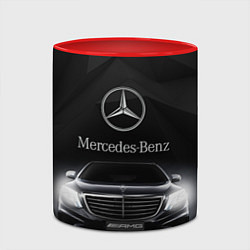 Кружка 3D Mercedes, цвет: 3D-белый + красный — фото 2