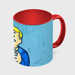 Кружка цветная Fallout: It's okey