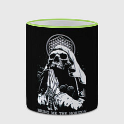 Кружка 3D BMTH: Skull Pray, цвет: 3D-светло-зеленый кант — фото 2