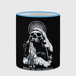 Кружка 3D BMTH: Skull Pray, цвет: 3D-небесно-голубой кант — фото 2