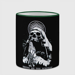 Кружка 3D BMTH: Skull Pray, цвет: 3D-зеленый кант — фото 2