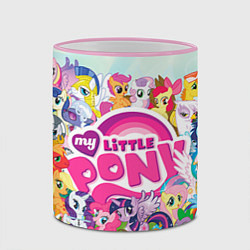 Кружка 3D My Little Pony цвета 3D-розовый кант — фото 2