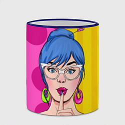 Кружка 3D POP ART, цвет: 3D-синий кант — фото 2