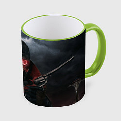 Кружка 3D Fallout: New Vegas, цвет: 3D-светло-зеленый кант