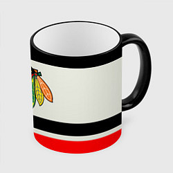 Кружка цветная Chicago Blackhawks