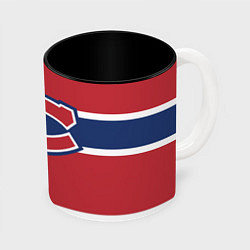 Кружка 3D Montreal Canadiens, цвет: 3D-белый + черный