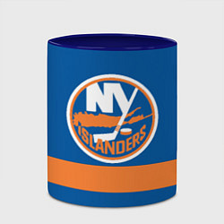 Кружка 3D New York Islanders, цвет: 3D-белый + синий — фото 2