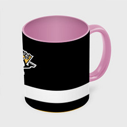 Кружка 3D Pittsburgh Penguins: Black, цвет: 3D-белый + розовый