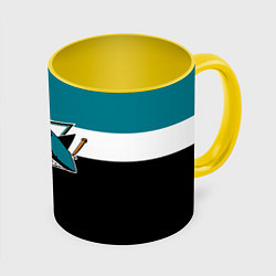 Кружка цветная San Jose Sharks