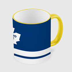 Кружка 3D Toronto Maple Leafs, цвет: 3D-желтый кант