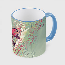 Кружка цветная Сноуборд