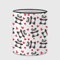 Кружка 3D Любимые панды, цвет: 3D-черный кант — фото 2