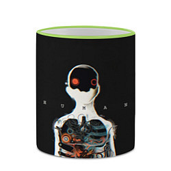 Кружка 3D Three Days Grace: Skeleton, цвет: 3D-светло-зеленый кант — фото 2
