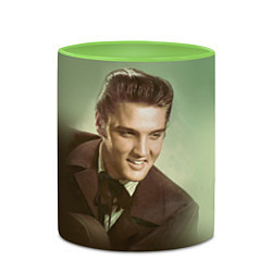Кружка 3D Elvis Young, цвет: 3D-белый + светло-зеленый — фото 2