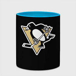 Кружка 3D Pittsburgh Penguins: Malkin, цвет: 3D-белый + небесно-голубой — фото 2