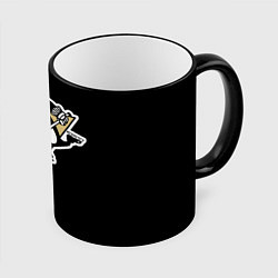 Кружка 3D Pittsburgh Penguins: Malkin, цвет: 3D-черный кант