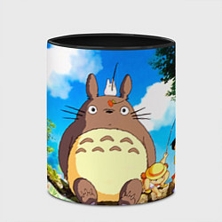 Кружка 3D Тоторо и компания, цвет: 3D-белый + черный — фото 2