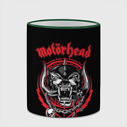 Кружка 3D Motorhead, цвет: 3D-зеленый кант — фото 2
