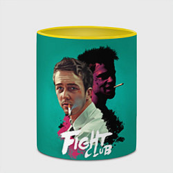 Кружка 3D Fight Club Stories, цвет: 3D-белый + желтый — фото 2