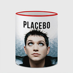 Кружка 3D Placebo: Brian Molko, цвет: 3D-красный кант — фото 2