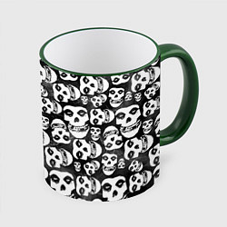 Кружка цветная Misfits Pattern