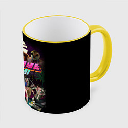 Кружка цветная Hotline Miami