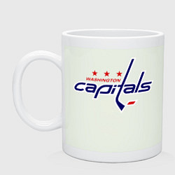 Кружка керамическая Washington Capitals, цвет: фосфор