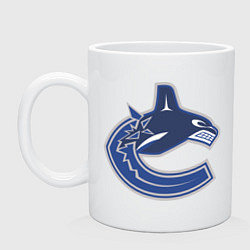 Кружка керамическая Vancouver Canucks, цвет: белый