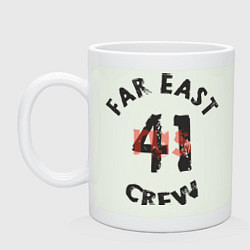 Кружка керамическая Far East 41 Crew, цвет: фосфор