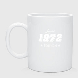 Кружка керамическая Limited Edition 1972, цвет: белый