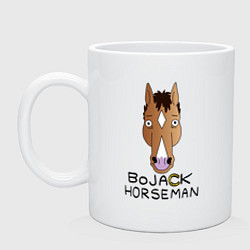 Кружка керамическая BoJack Horseman цвета белый — фото 1