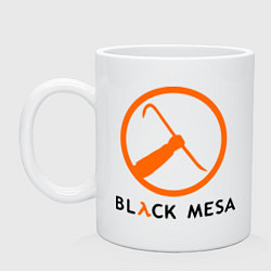 Кружка керамическая Black mesa: Scrap, цвет: белый