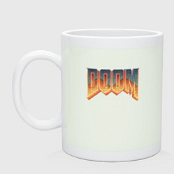 Кружка керамическая DOOM, цвет: фосфор