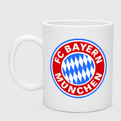 Кружка керамическая Bayern Munchen FC, цвет: белый