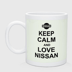 Кружка Keep Calm & Love Nissan