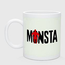 Кружка керамическая Monsta, цвет: фосфор