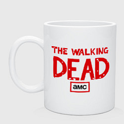 Кружка керамическая The walking Dead AMC, цвет: белый
