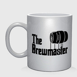 Кружка керамическая The brewmaster, цвет: серебряный