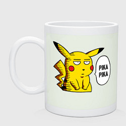 Кружка керамическая Pika Pika Okay, цвет: фосфор