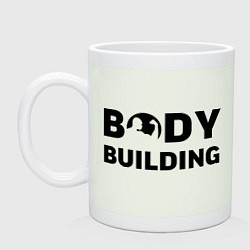 Кружка керамическая Body building, цвет: фосфор