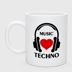 Кружка Techno Music is Love