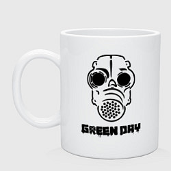 Кружка керамическая Green Day: Toxic, цвет: белый