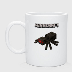 Кружка керамическая Minecraft, цвет: белый