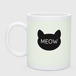 Кружка керамическая Meow, цвет: фосфор