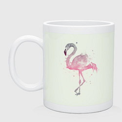 Кружка керамическая Flamingo, цвет: фосфор