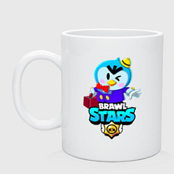 Кружка керамическая BRAWL STARS MRP, цвет: белый