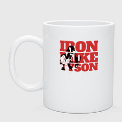 Кружка керамическая Iron Mike, цвет: белый